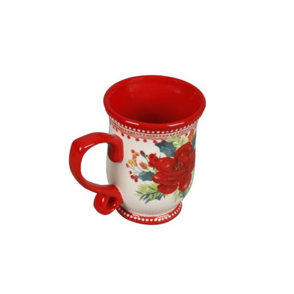 The Pioneer Woman Rosy Toile 14-Ounce Mug, Set of 4 - Picture 6 of 6